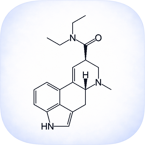 LSD-Molekülstruktur